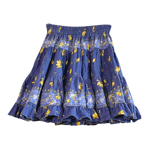 Jupe courte provençale en coton