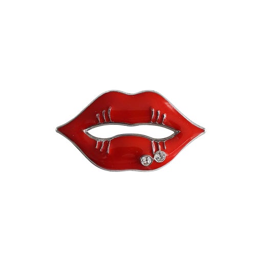 Broche bouche 90's