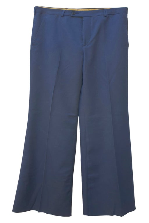Pantalon flare bleu