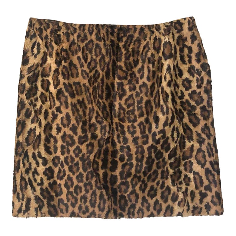 Mini jupe top leopard