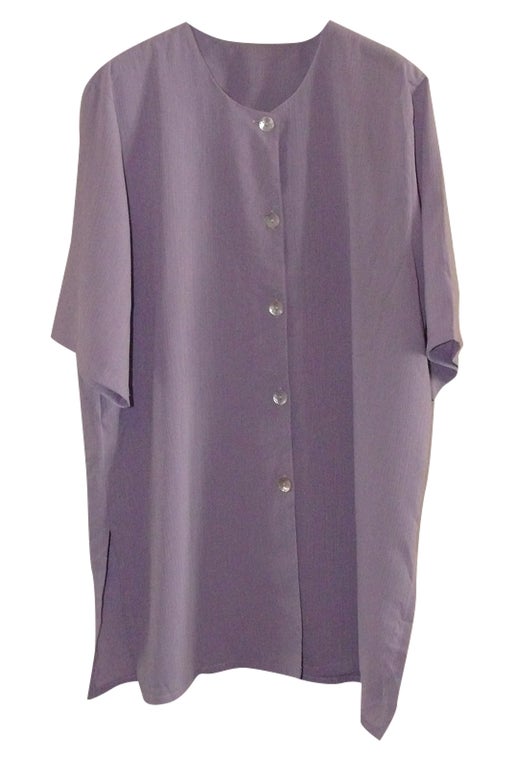 Blouse longue lilas