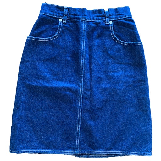 Jupe en jean Fendi