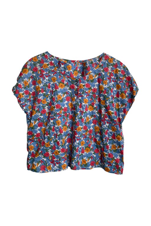 Blouse à fleurs