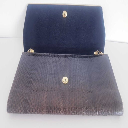 Sac en cuir de serpent