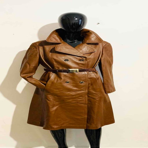 Trench en cuir