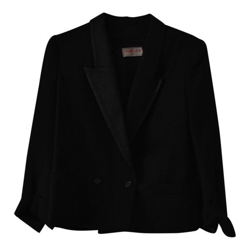 Blazer court en laine