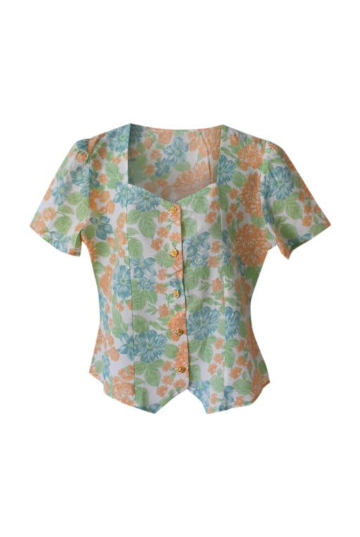 Blouse à fleurs