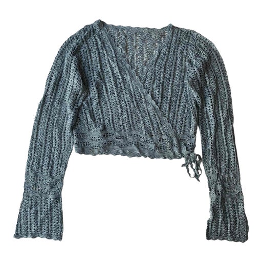 Cache-cœur en crochet