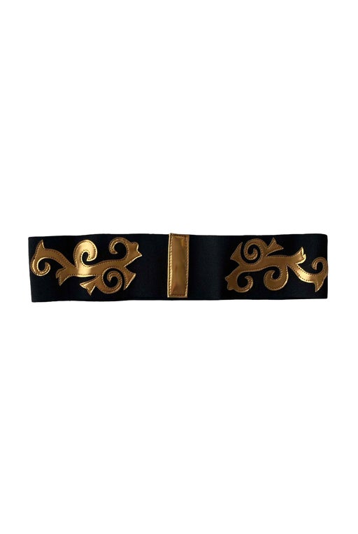 Ceinture élastique brodée