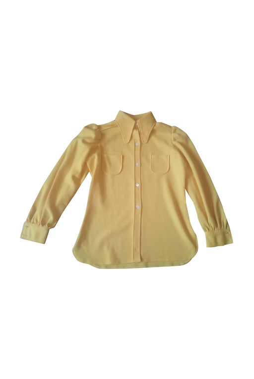 Chemise jaune 70's