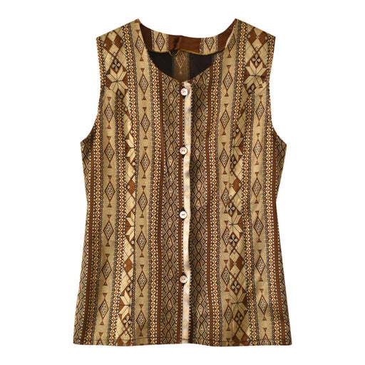 Gilet à motifs