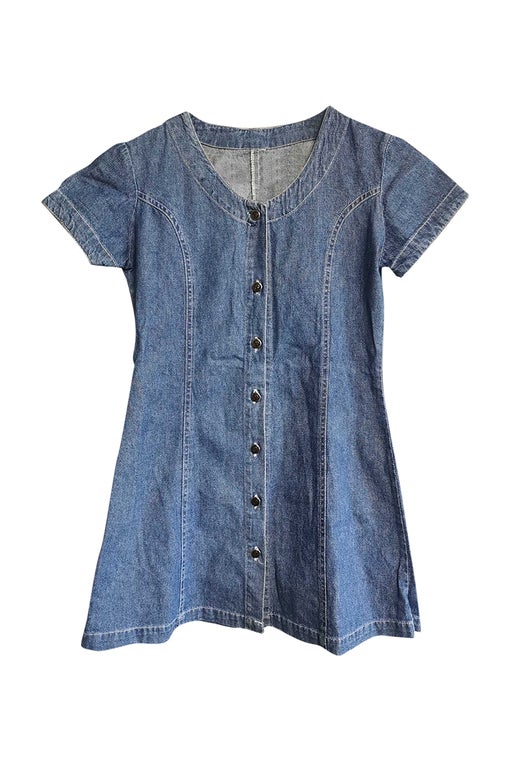 Mini robe en jean