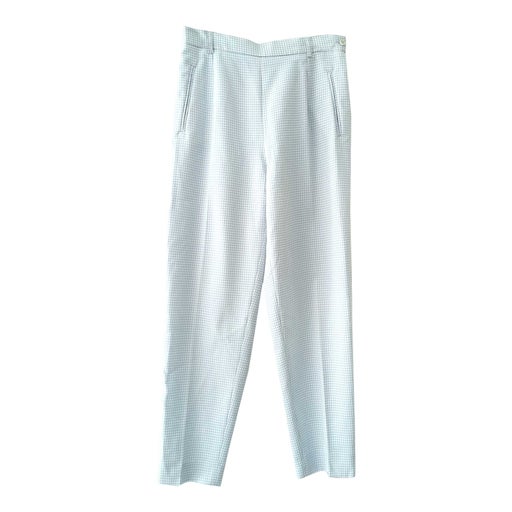 Pantalon vichy top taille haute