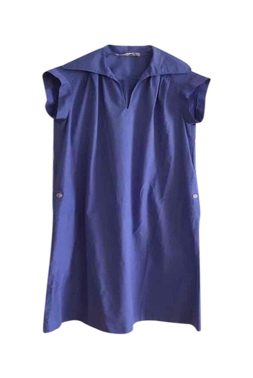 Robe bleue 70s