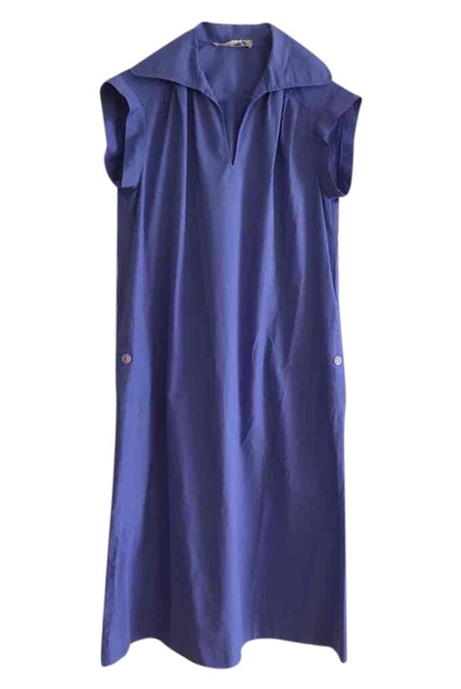 Robe bleue 70s