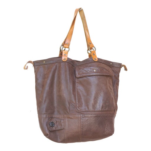 Sac cabas en cuir