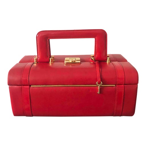 Sac vanity en cuir