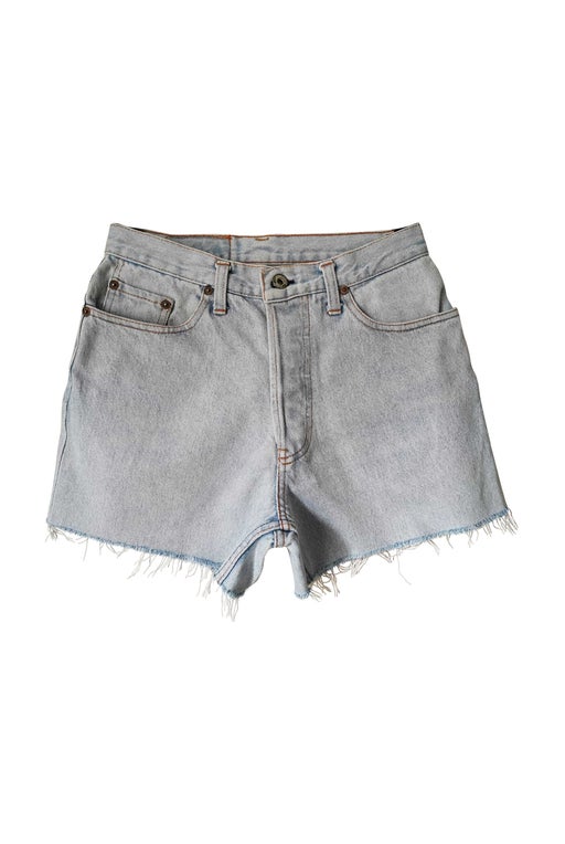 Short en jean taille haute