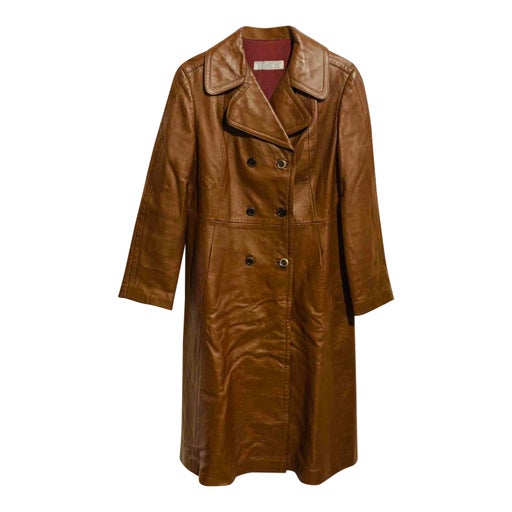 Trench en cuir