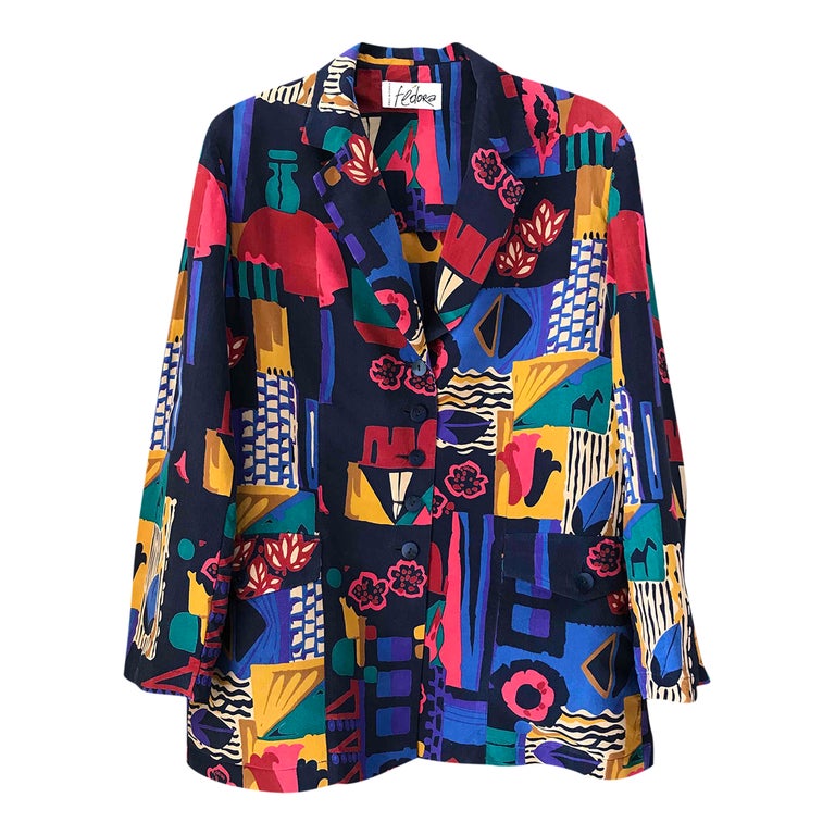 Veste longue multicolore pour femme Imparfaite