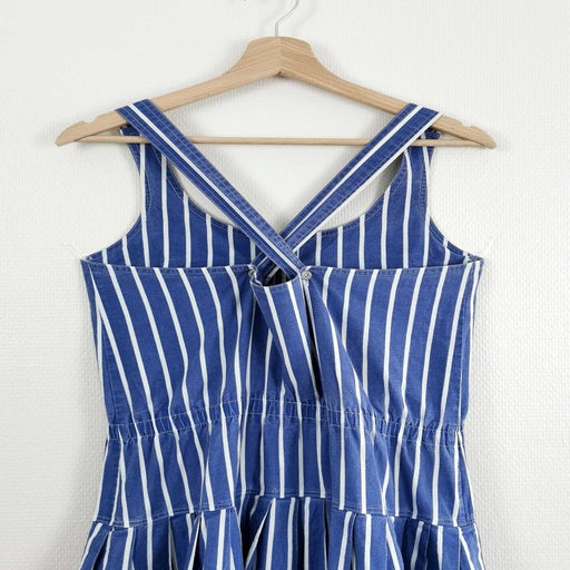 Robe en coton à rayures