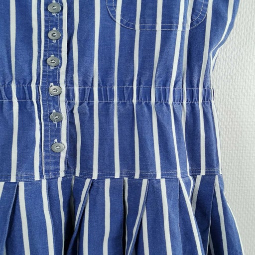 Robe en coton à rayures