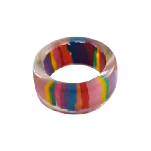 Bague en plastique 90's