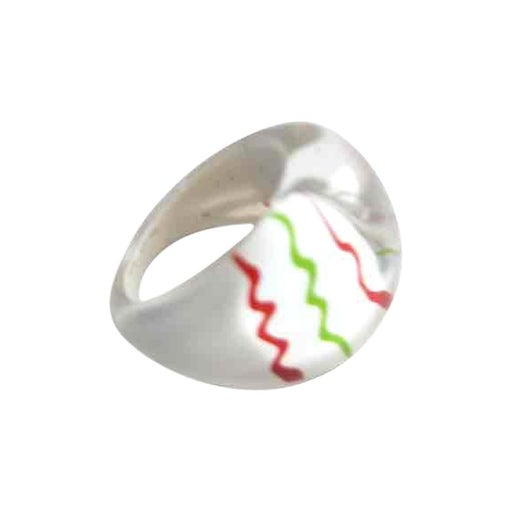 Bague en plastique 90's