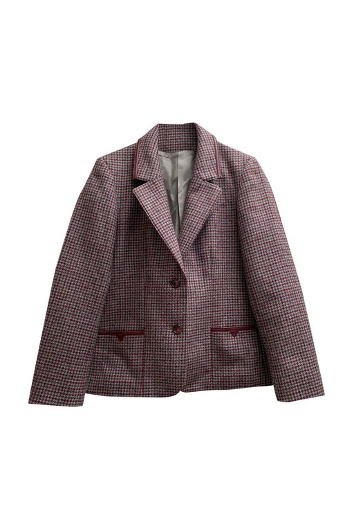 Blazer pied-de-poule