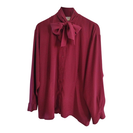 Blouse lavallière en soie