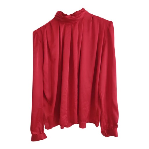 Blouse satinée
