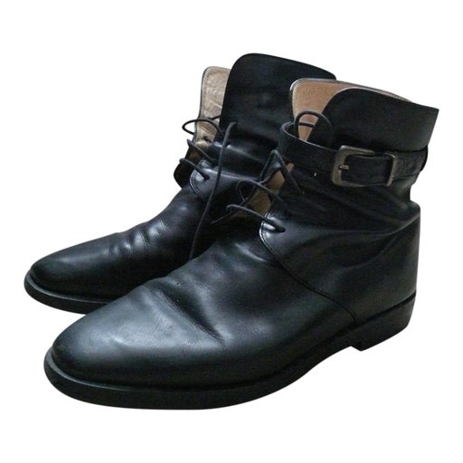 Bottines en cuir