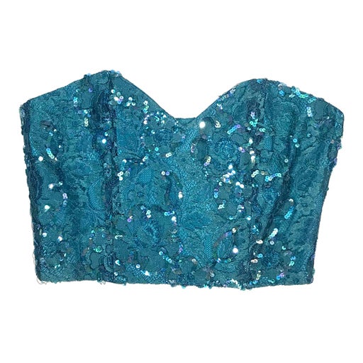 Bustier à paillettes Yves Saint Laurent