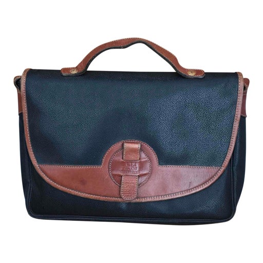 Cartable Courrèges en cuir