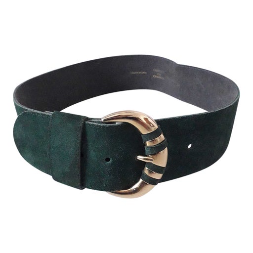 Ceinture en cuir velours