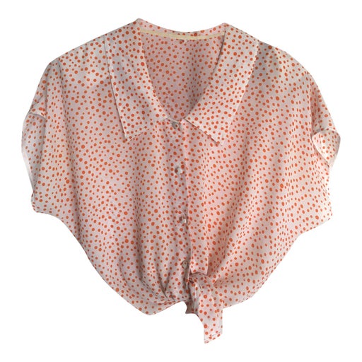 Chemise à pois