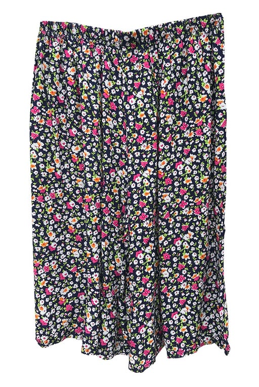 Jupe culotte à fleurs