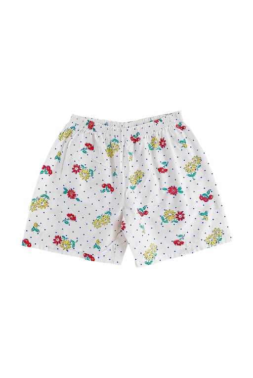 Mini short à fleurs