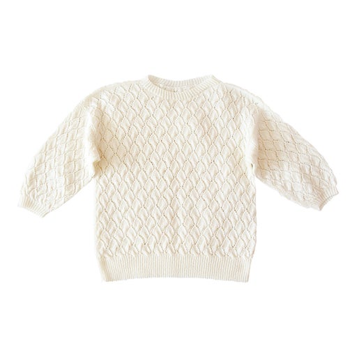 Pull en maille ajourée
