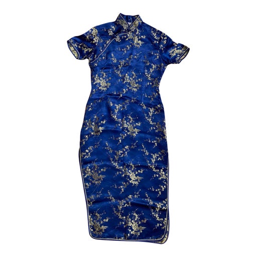 Robe asiatique en soie