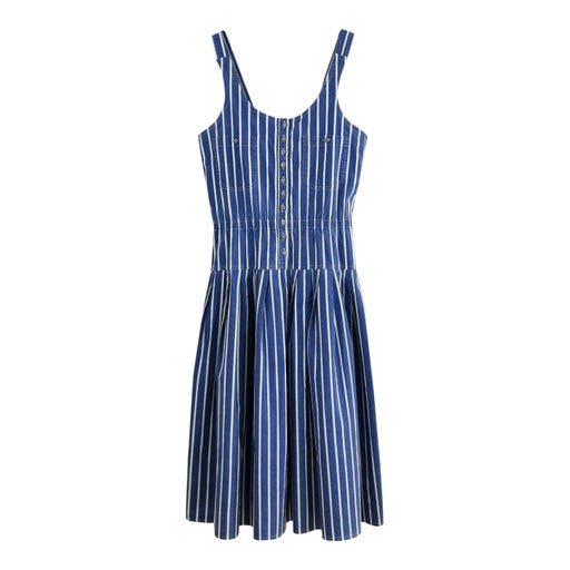Robe en coton à rayures