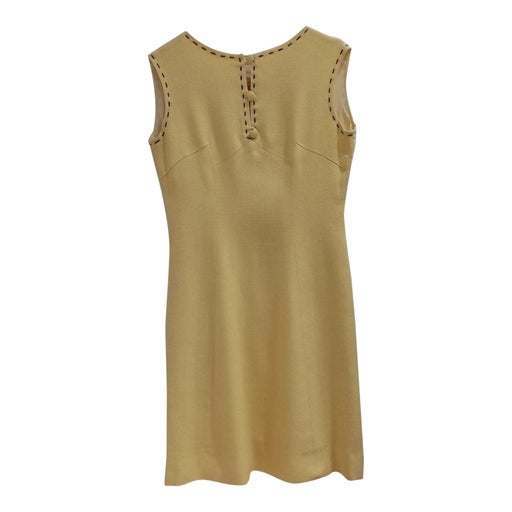 Robe midi jaune