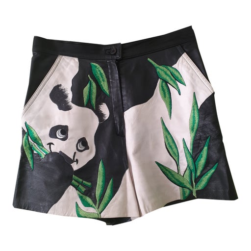 Short en cuir 80s