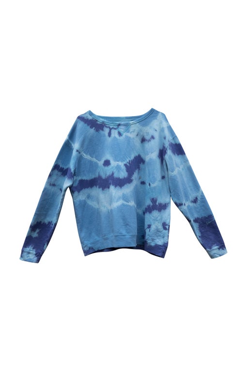 Sweat-shirt tie &amp; dye