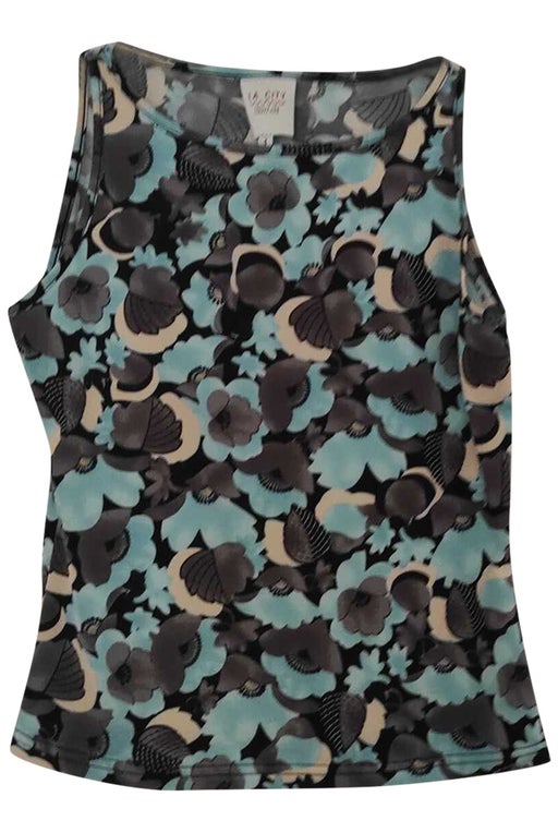 Top à fleurs