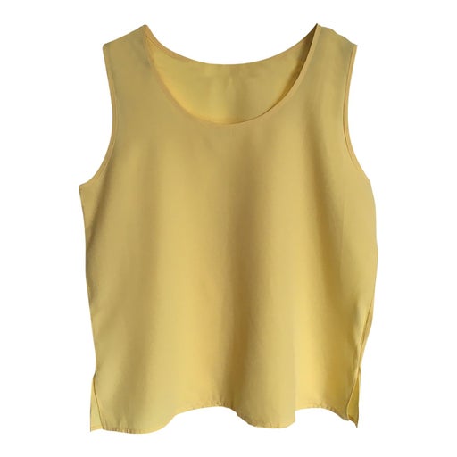 Top jaune