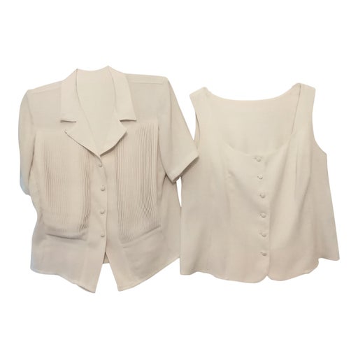 Twin set blanc