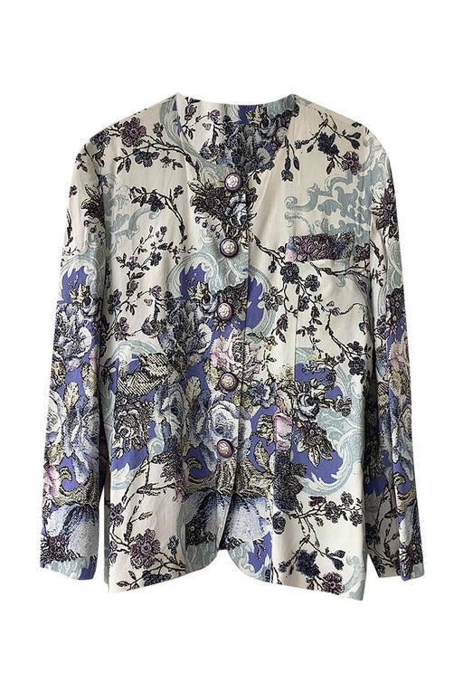 Veste à fleurs