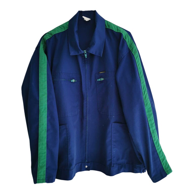 Bleu de sales travail vintage