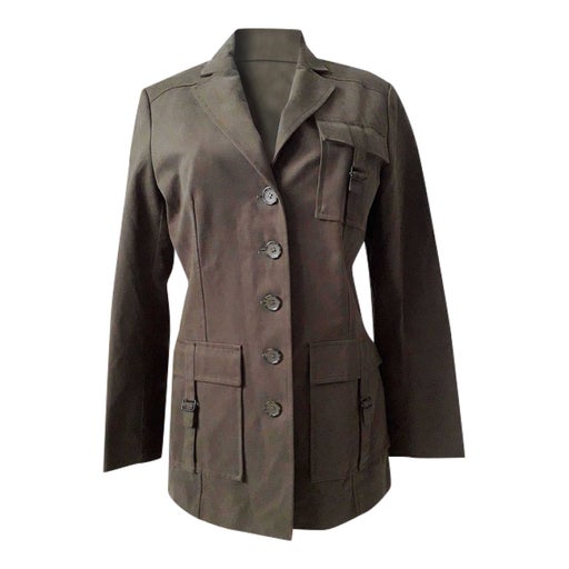 Veste kaki en coton